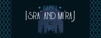 Isra' and Mi'raj Night Facebook Cover Image Preview