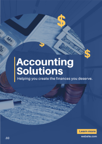 Accounting Solution Poster