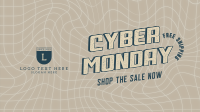 Vaporwave Cyber Monday Facebook Event Cover