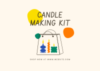 Candle Making Kit Postcard