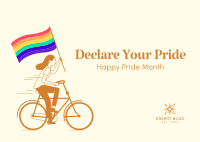 Declare Your Pride Postcard