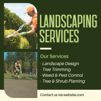 Landscaping Services Instagram Post