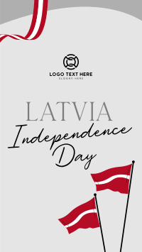 Latvia Independence Flag Instagram Reel