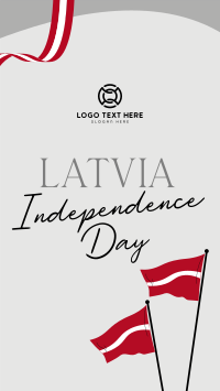 Latvia Independence Flag Instagram Reel Image Preview