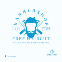 Haircut Promo Instagram Post Image Preview