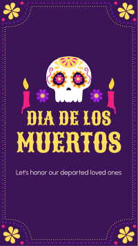 Dia De Los Muertos Instagram Story Design