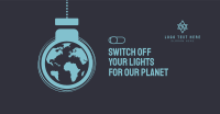 Earth Hour Lights Off Facebook Ad