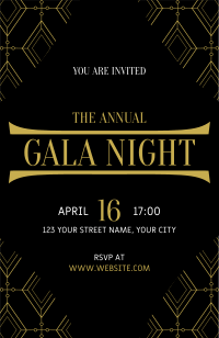 Elegant Art Deco  Invitation