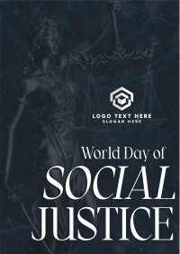 World Day of Social Justice Flyer Image Preview