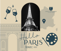 Paris Holiday Travel  Facebook Post