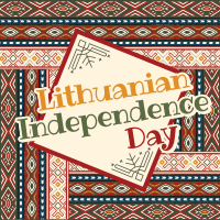 Folk Lithuanian Independence Day Instagram Post Image Preview