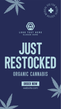 Cannabis on Stock Facebook Story