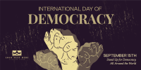 World Democracy Editorial Twitter Post