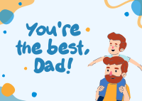 Dads Day Postcard example 2