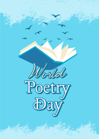 Happy Poetry Day Poster Design