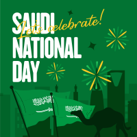 Saudi National Day Linkedin Post example 2