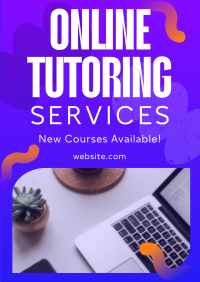 Online Tutor Services Poster