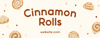 Quirky Cinnamon Rolls Facebook Cover Image Preview