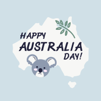 Koala Australia Day Instagram Post