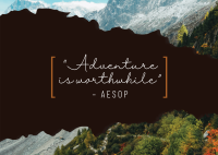 Adventure Postcard