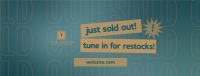 Modern Sold Out Facebook Cover Image Preview