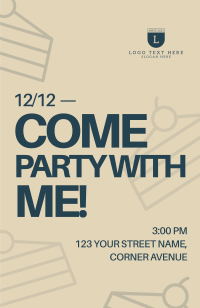 Agnostic Birthday Party Invitation