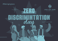 Zero Discrimination Day Postcard