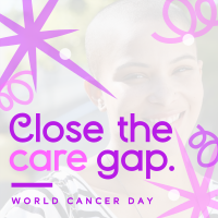 Swirls and Dots World Cancer Day Instagram Post