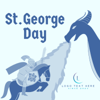 St. George's Day Instagram Post example 3