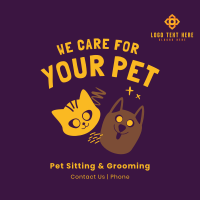 We Care For Your Pet Instagram Post