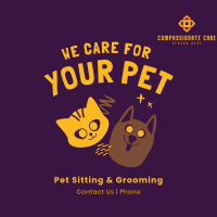 We Care For Your Pet Instagram Post Image Preview