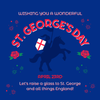 England St George Day Linkedin Post