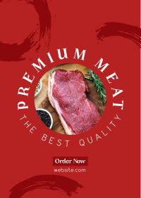 Premium Meat Poster