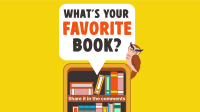 Q&A Favorite Book Facebook Event Cover