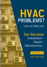 Affordable HVAC Services Poster