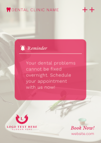 Dental Appointment Reminder Flyer