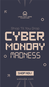 Cyber Monday Madness TikTok Video Design