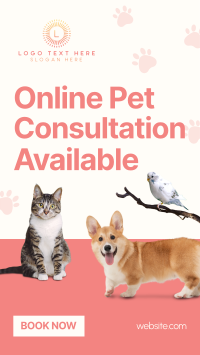 Online Vet Consultation Facebook Story