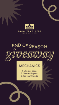 End of Season Giveaway TikTok Video