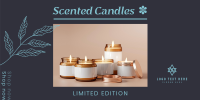 Limited Edition Scented Candles Twitter Post