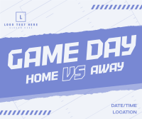 Football Match Day Facebook Post Design