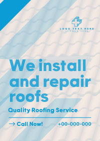 Quality Roof Service Poster