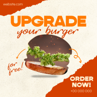 Upgrade your Burger! Instagram Post Design