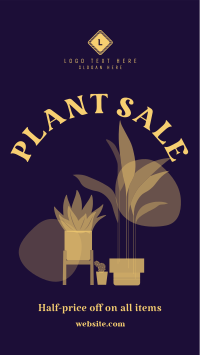 Quirky Plant Sale Instagram Story Design