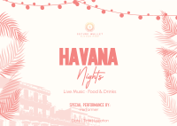 Havana Nights Postcard