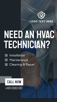 HVAC Technician YouTube Short