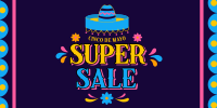 Cinco De Mayo Biggest Colorful Sale Twitter Post