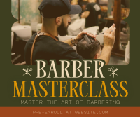 Retro Barber Masterclass Facebook Post