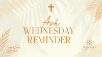 Ash Wednesday Reminder Animation Image Preview