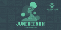 Celebrating Juneteenth Twitter Post